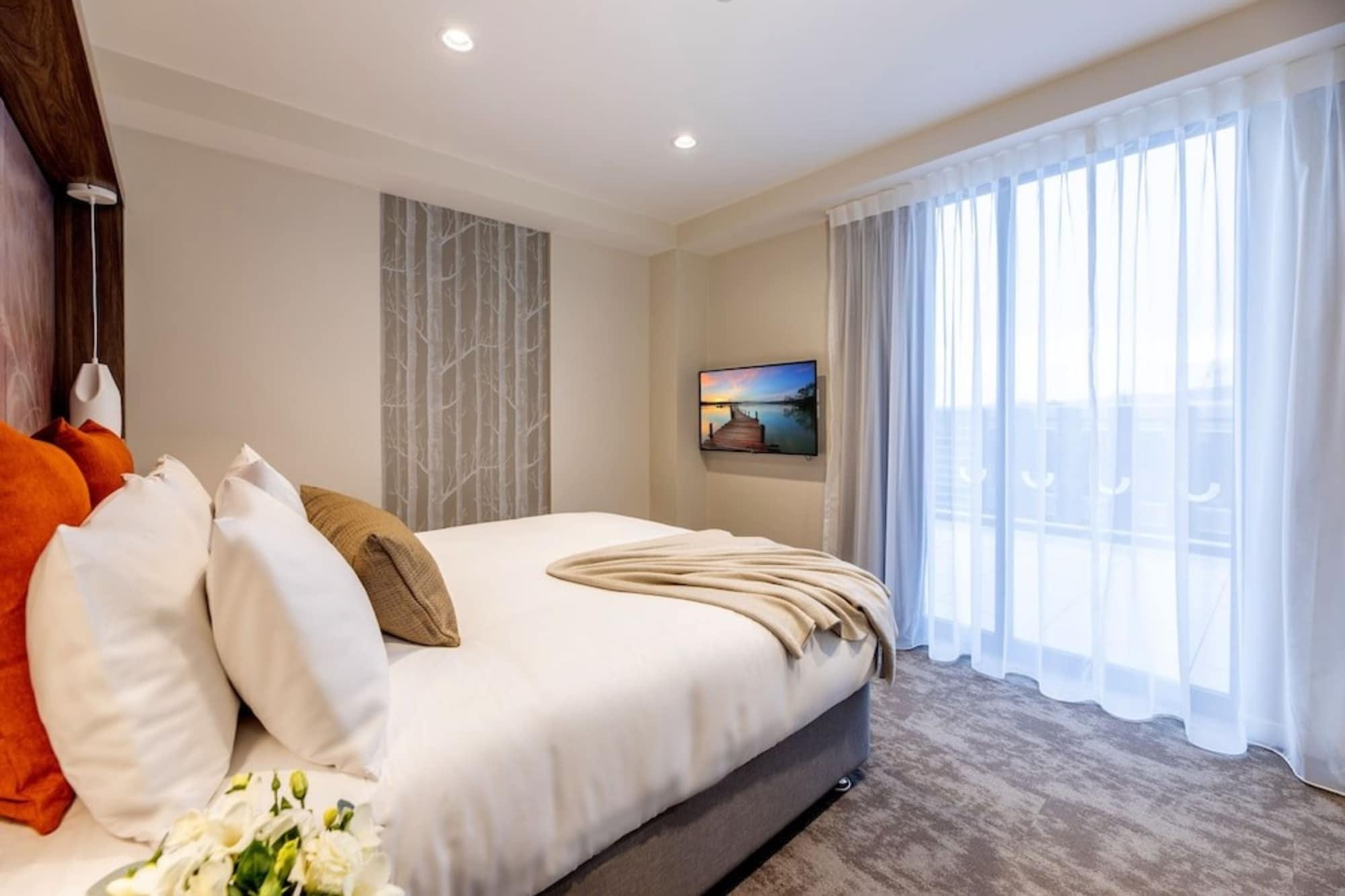 Sudima Christchurch City Exterior foto A bedroom at the hotel